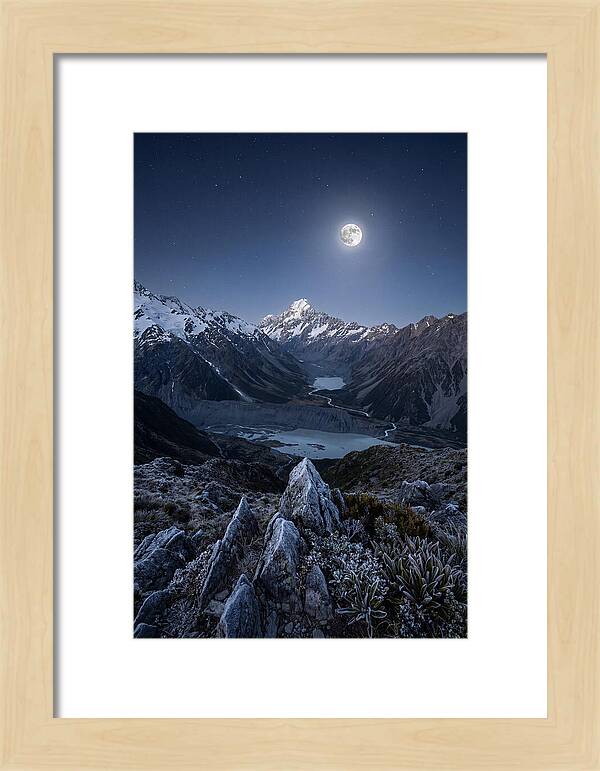 Moonlit Mountain Majesty