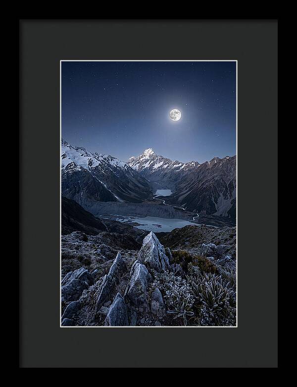 Moonlit Mountain Majesty
