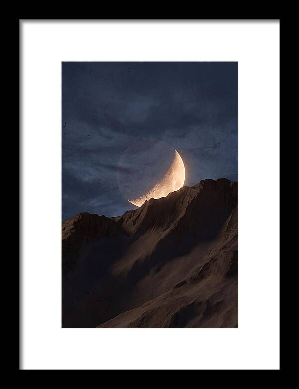 Moonrise Over Mountain Ridge
