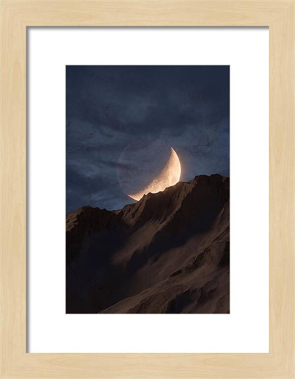 Moonrise Over Mountain Ridge