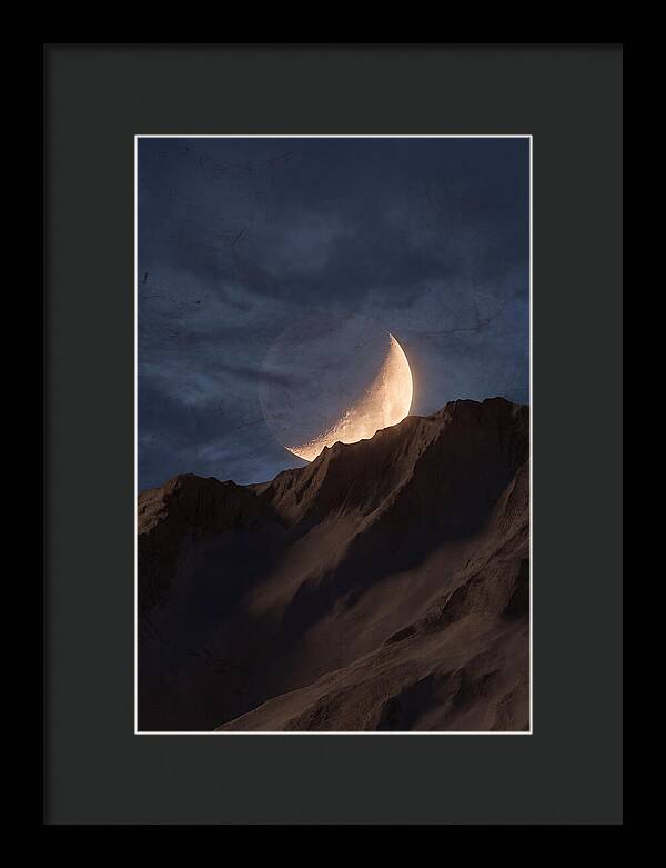 Moonrise Over Mountain Ridge