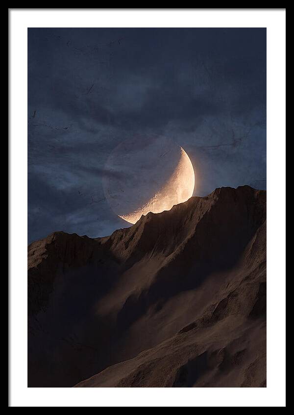 Moonrise Over Mountain Ridge
