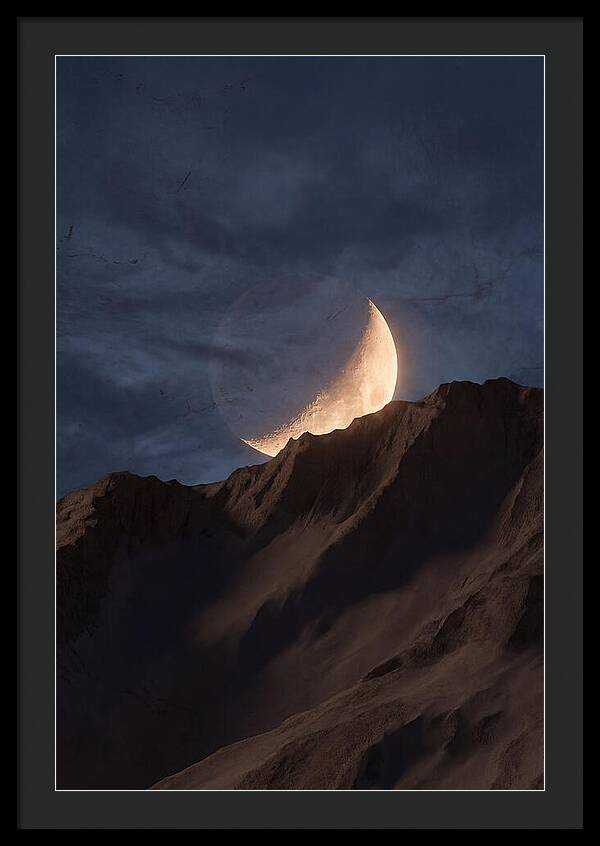 Moonrise Over Mountain Ridge