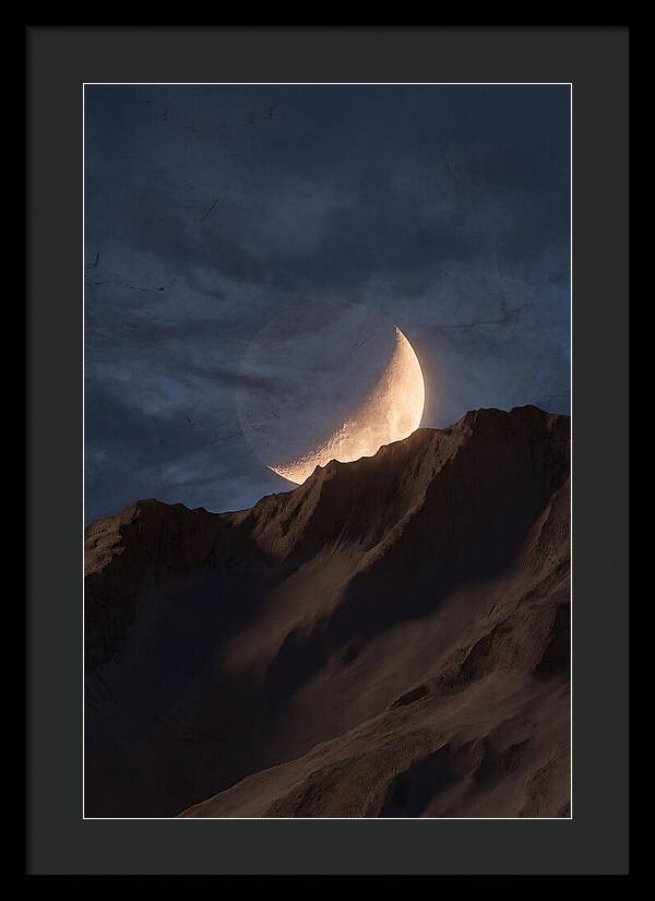 Moonrise Over Mountain Ridge