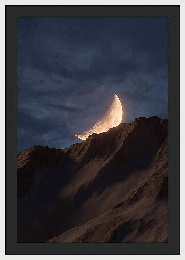 Moonrise Over Mountain Ridge