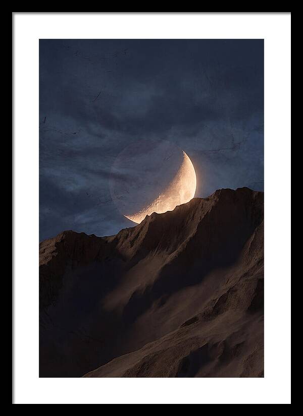 Moonrise Over Mountain Ridge