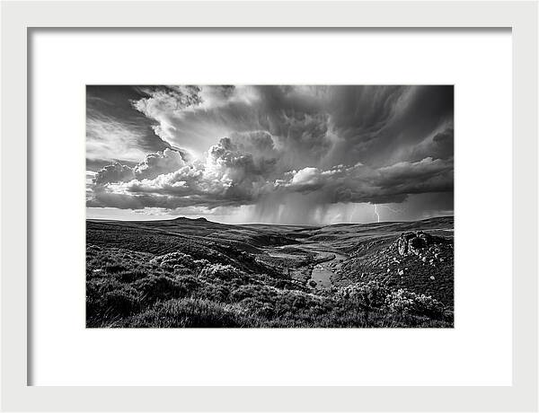 Moorland Vista Under Stormy Skies