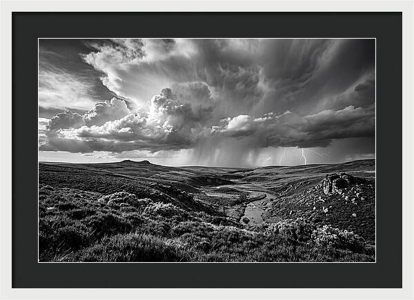 Moorland Vista Under Stormy Skies