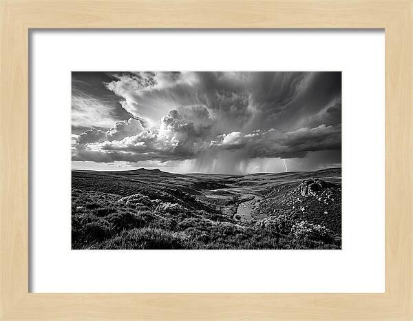 Moorland Vista Under Stormy Skies