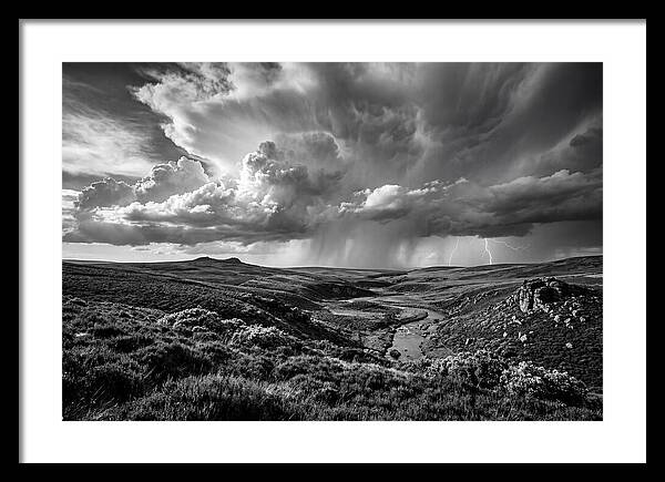 Moorland Vista Under Stormy Skies