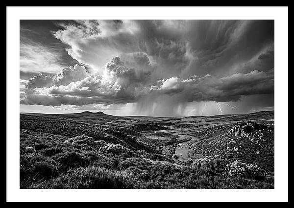 Moorland Vista Under Stormy Skies