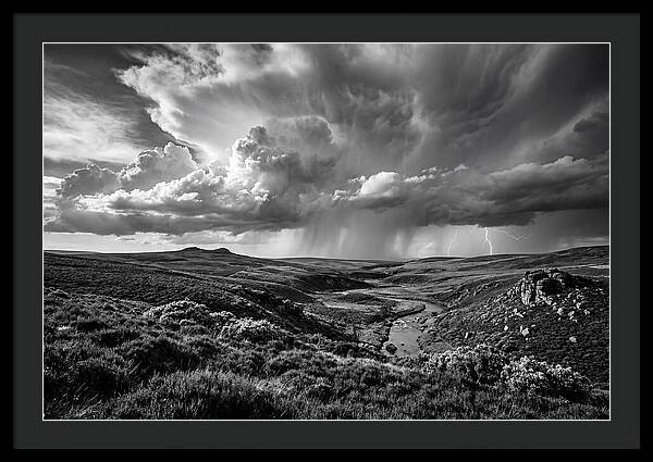 Moorland Vista Under Stormy Skies