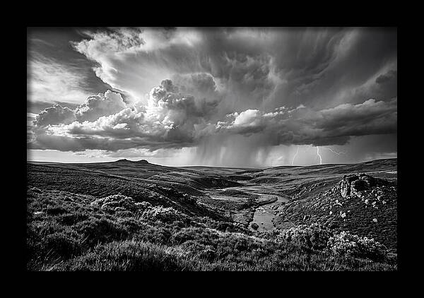 Moorland Vista Under Stormy Skies
