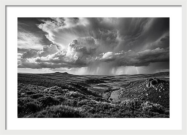Moorland Vista Under Stormy Skies