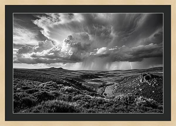 Moorland Vista Under Stormy Skies