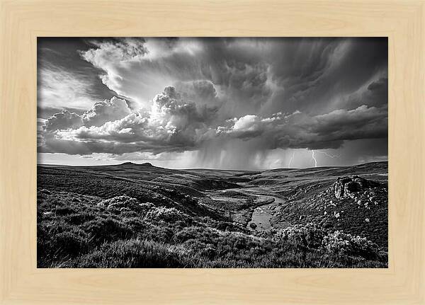 Moorland Vista Under Stormy Skies