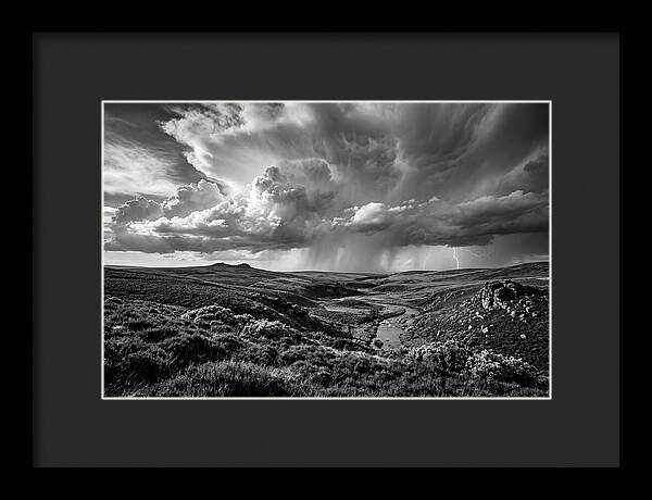Moorland Vista Under Stormy Skies