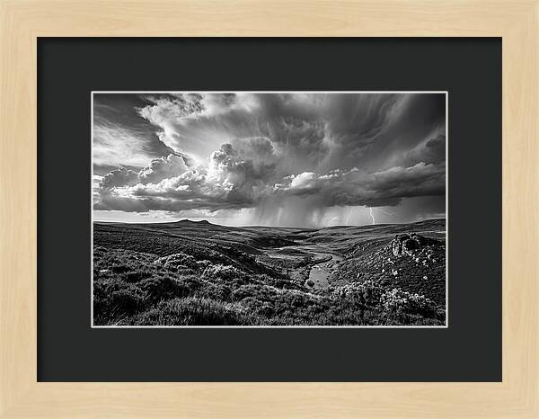 Moorland Vista Under Stormy Skies