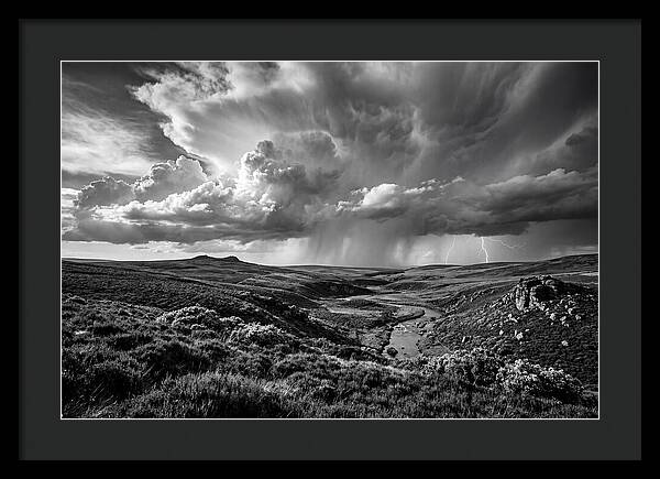 Moorland Vista Under Stormy Skies