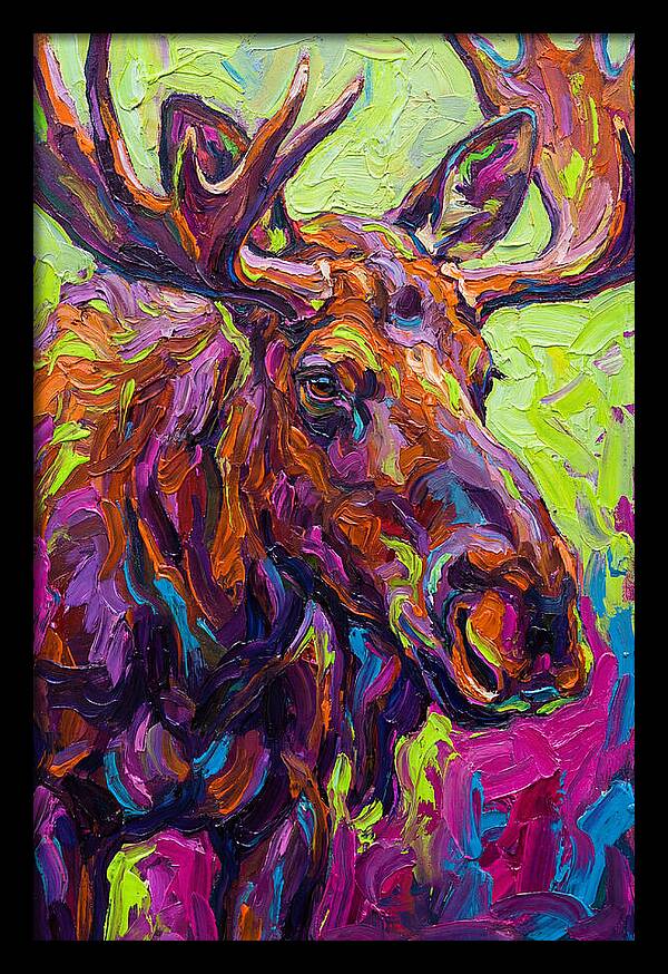 Moose In Vibrant Colors
