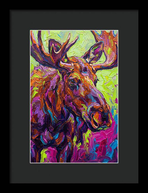 Moose In Vibrant Colors
