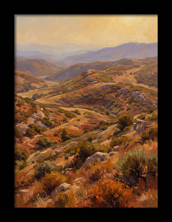 Moraine Landscape At Dusk