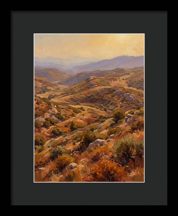 Moraine Landscape At Dusk