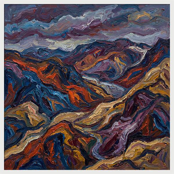 Moraine Landscape Expressionism
