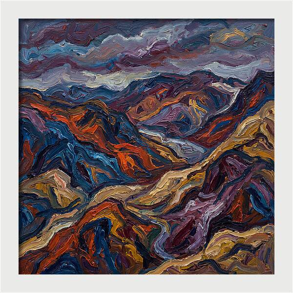 Moraine Landscape Expressionism