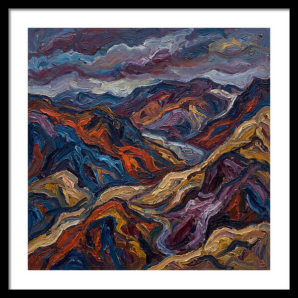 Moraine Landscape Expressionism