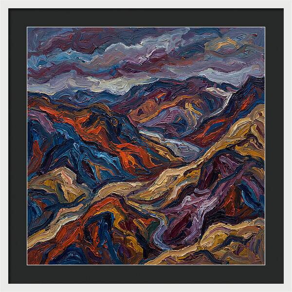 Moraine Landscape Expressionism