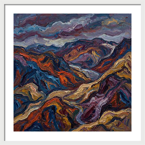 Moraine Landscape Expressionism