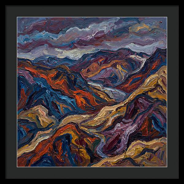 Moraine Landscape Expressionism