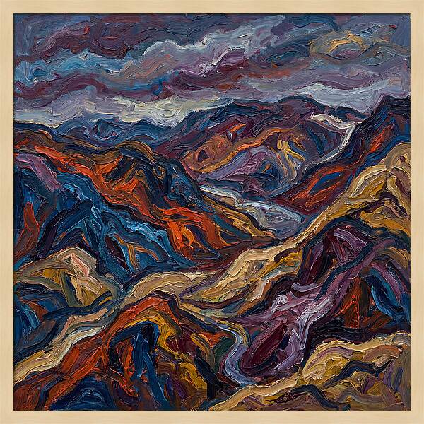Moraine Landscape Expressionism