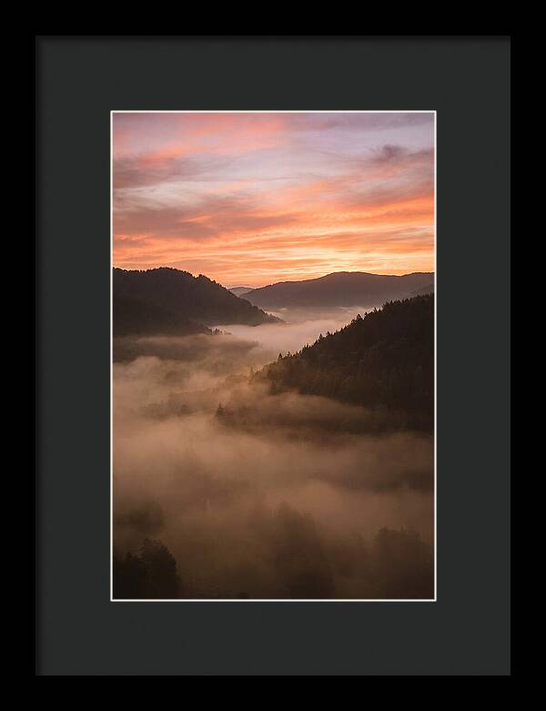 Morning Fog Embracing The Valley