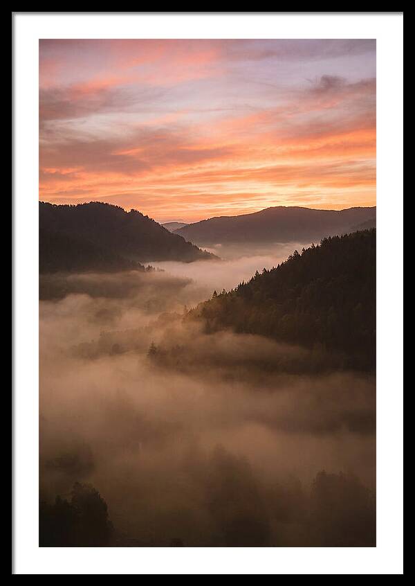 Morning Fog Embracing The Valley