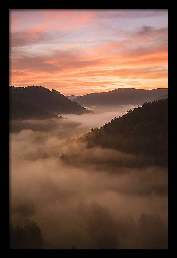 Morning Fog Embracing The Valley