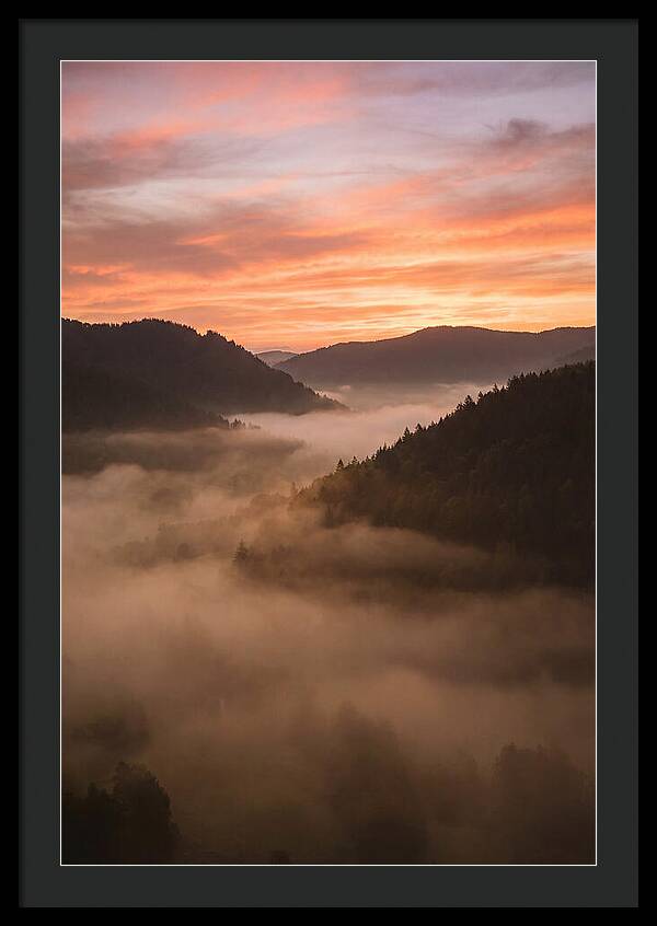 Morning Fog Embracing The Valley