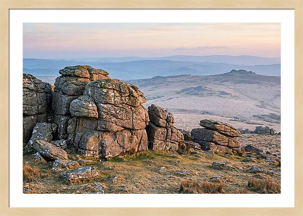 Morning Glow Above Haytor Rocks