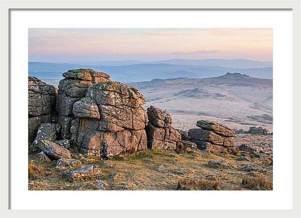 Morning Glow Above Haytor Rocks