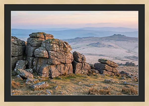 Morning Glow Above Haytor Rocks