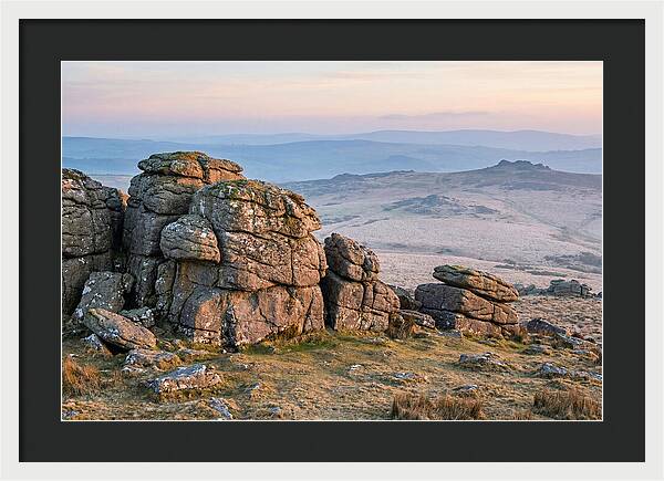 Morning Glow Above Haytor Rocks