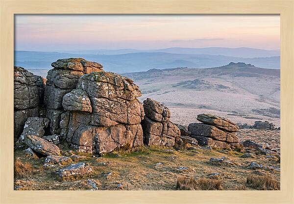Morning Glow Above Haytor Rocks