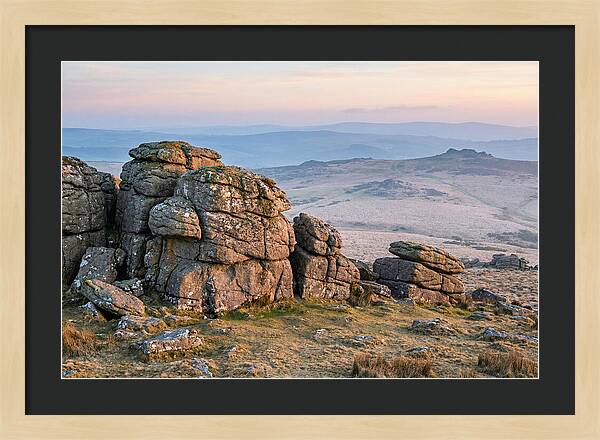 Morning Glow Above Haytor Rocks