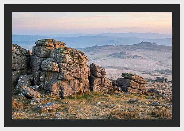Morning Glow Above Haytor Rocks