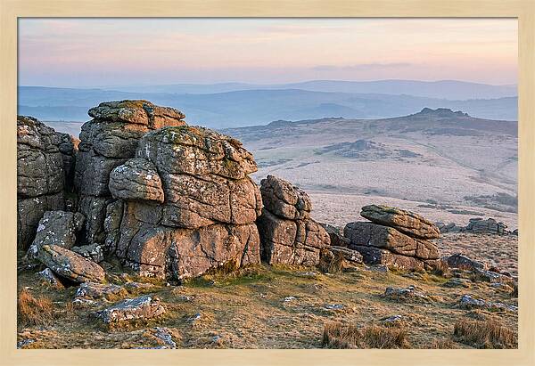 Morning Glow Above Haytor Rocks