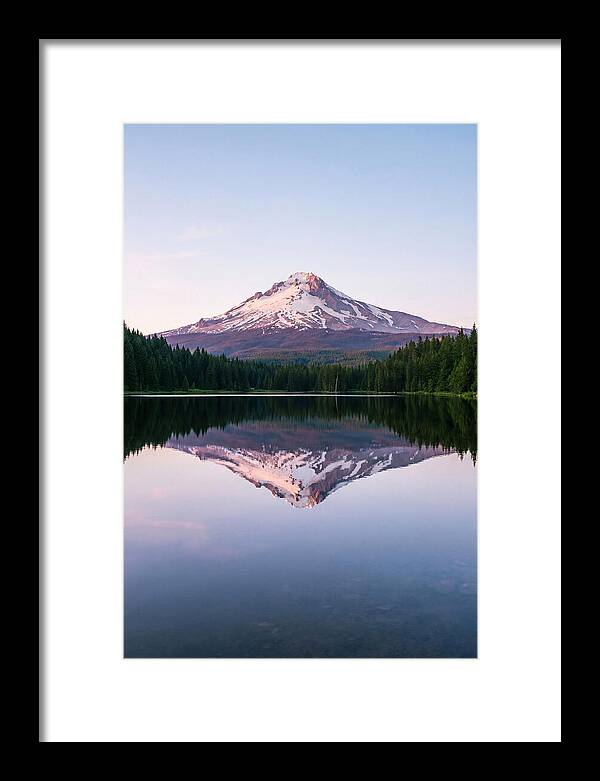 Morning Glow Above Mount Rainier