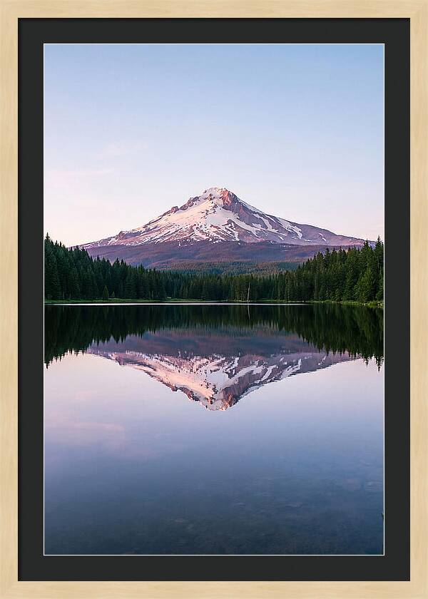 Morning Glow Above Mount Rainier