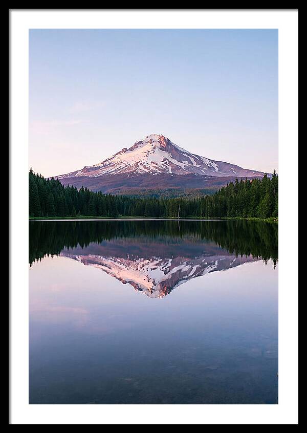 Morning Glow Above Mount Rainier