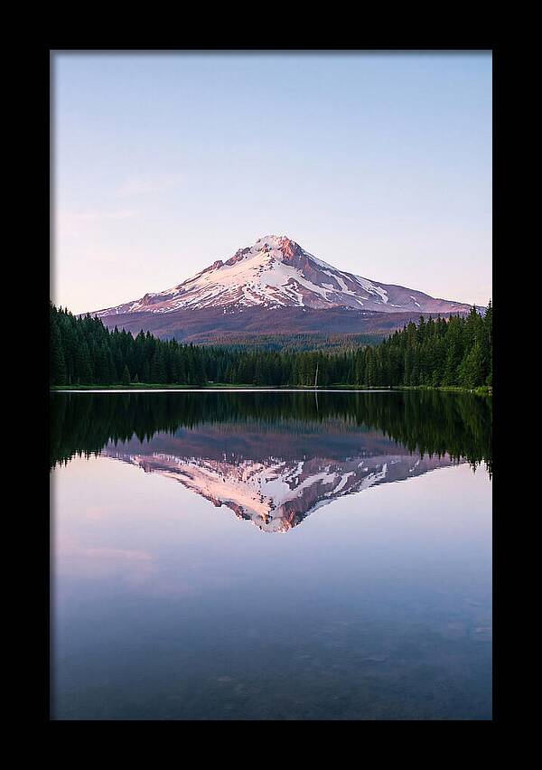 Morning Glow Above Mount Rainier